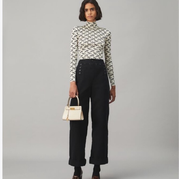 Tory Burch Moleskin Sailor Trousers - Picture 7 of 7